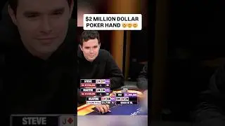 $2 MILLION DOLLARS. ONE POKER HAND. 😱 #wpt #poker #shorts
