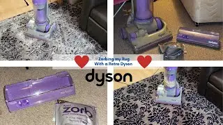 Zorbing my rug with my Dyson DC04 Zorbster! (with FRESH NEW Zorb!)