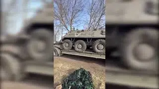 The Ukrainian Border Guards recovered a first of this type PU12 Air Defence Command vehicle in Kviv.