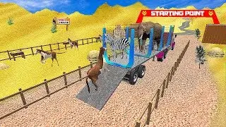 Jurassic Zoo Wild Animals Transport - Android Gameplay