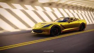 Corvette C7 Animation 3D Render || Blender ||
