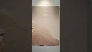 Beige Ocean Wave Art, Extra LargeAbstract Canvas Art, Original Hand Painted Canvas Art