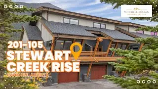 FOR SALE! Premium Mountain Townhome In Stewart Creek Canmore. 201-105 Stewart Creek Rise
