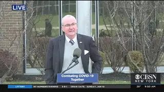 Gov. Murphy Tours Covid Vaccine Mega Site