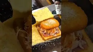 Amazing Egg Bomb Toast Made by Folding It One by One #shorts #streetfood #cooking #eggy