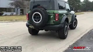 Ford Bronco - MRT King Of The Hill Turn Down Exhaust 2.3L Manual