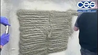 CES Hire Demo Day: Spraying Baumit KZP 65 Lime Cement Render using the Euromair Mix Pro 14