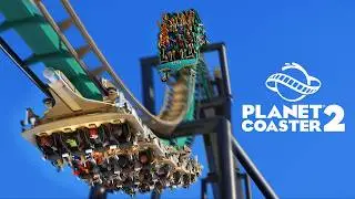 I built a crazy DUELING Coaster in Planet Coaster 2