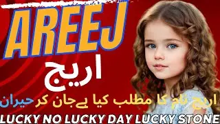 Areej Name Meaning In Urdu💖| Areej Naam Ki ladkiya Kaisi Hoti Hn💘| Sitara Info |