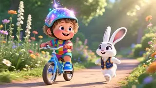 Bike Race Song 🚴&zwj;♂️💨 | Fun Vehicle & Learning Song for Kids | Playful Adventure Rhyme