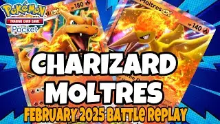 Charizard Moltres Deck | Pokemon TCG Pocket Battle Replay February 2025
