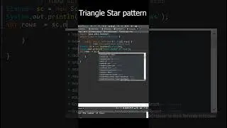 Triangle Star Pattern Program in Java