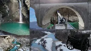 magical house, Slovenia, Waterfall Kozjak, Kobarid