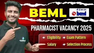 BEML Pharmacist Vacancy 2025 | Eligibility, Age, Salary, Selection Process & Apply Online | Govt Job