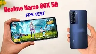 Realme Narzo 80X Bgmi/PUBG Gaming Test Graphics FPS Gyroscope Test