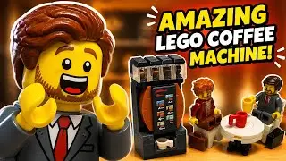 LEGO Moc Tutorial | Office Series | Coffee Machine