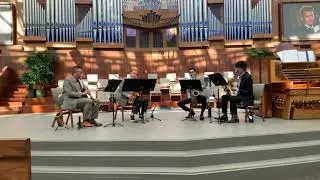 Rhapsody Saxophone Quartet & Organ Concert, works by Wammes, Lioncourt, A. Morricone and Colin Ward