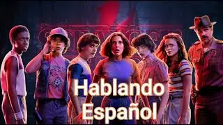 Cast de stranger things hablando español