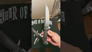 My custom  Becker Bk5  handle scales from the knife connection. 🤩