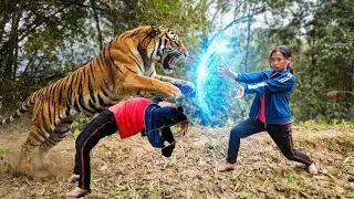 Girl attacked by tiger walking alone in dangerous forest part 21