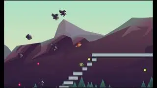 Fox antics part 3 - moving platforms, path oriented dangers, boss and checkpoint - made in godot