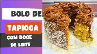 BOLO DE TAPIOCA COM DOCE DE LEITE  | SAMIRA NUNES