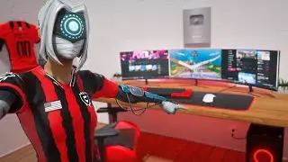 My Gaming Setup at the Team BH House