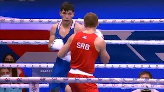 Quarterfinals (80kg) MIRONCHIKOV Vladimir (SRB) vs  ORALBAY Nurbek (KAZ) | AIBA WCHs 2021