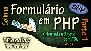 Formulário de cadastro em PHP Orientada a Objeto e PDO com MySQL (CRUD) - Parte 1 - #025.2