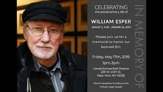 William Esper Memorial - May 17, 2019