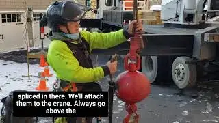 Arborist Skills - Climber Crane Tie-In