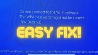 PS4: How To Fix Error Code NW-31297-2 (2026!)