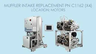 Clinical Compressor - Muffler Intake replacement PN C1162