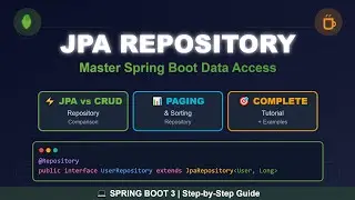 JpaRepository vs CrudRepository: Spring Boot Pagination & Sorting Explained