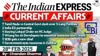 Indian Express Analysis | 28th February 2025 | The Indian Express Newspaper Analysis #news