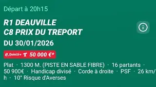 🍀Yan Pronostic Pmu Quint&eacute; du Vendredi 30 janvier 2026🍀