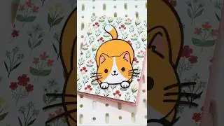 Cat Pendulum Card #cricut #cards #cardmaking #cat #pendulum #handmade #papercraft #diycrafts #card