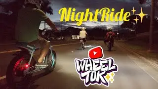 Ope!✨ WheelTok EVRiders Night Ride Fun Hawaii Super73