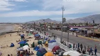 Malecon in San Felipe Baja California Mexico