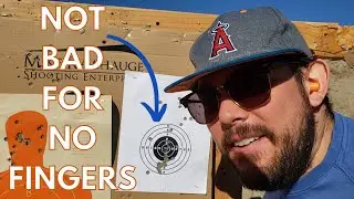 AMPUTEE WITH GUNS: Firing Guns At The Shooting Range With Hand Deformities