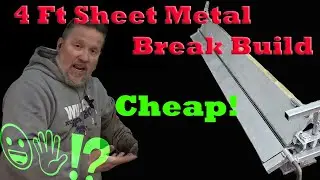 Cheap 4-ft sheet metal break! #homemade  #funny #diy #automobile #lifehacks #truck #tools #mechanic