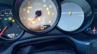 Porsche PSM failure, chassis failure, all wheel drive system, start stop mode deactivated