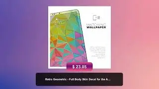 Retro Geometric - Full Body Skin Decal for the Apple iPad Pro 12.9