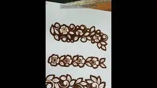 Bold Negative Filling Henna#shorts