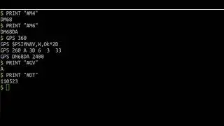 Testing GPS lock at the command line for U4B.
