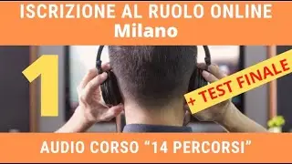 1) CORSO NCC E TAXI ONLINE Iscrizione al Ruolo Milano (14Percorsi)+TEST ESAME FINALE