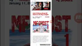 Initial D Followup Manga MF Ghost is on the Way in English