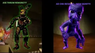 AXE THROW REWORK + AO ONI REVAMP WITH NEW SKIN GAMEPLAY  AND NEW MAP!!?? (Pillar Chase 2)