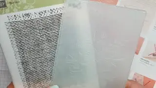 Retiring! - Lovely Floral Embossing Folder and Burlap Stamp