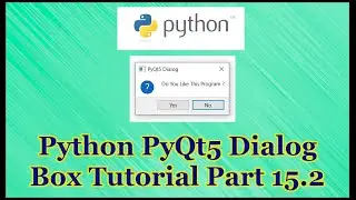 Python GUI Dialog Box Tutorial Part 15.2